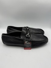 NWT Van Heusen Flex Rufus 10 Men White Leather Memory Foam Dress Loafers Shoes