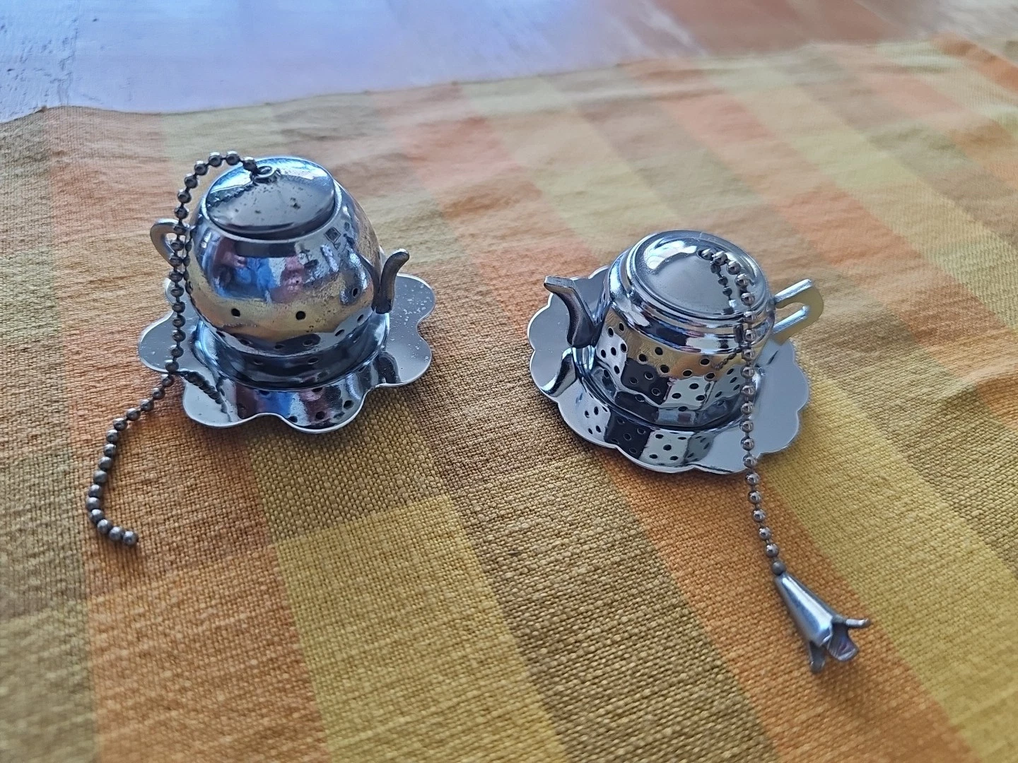Vintage Tea Pot Strainers X 2