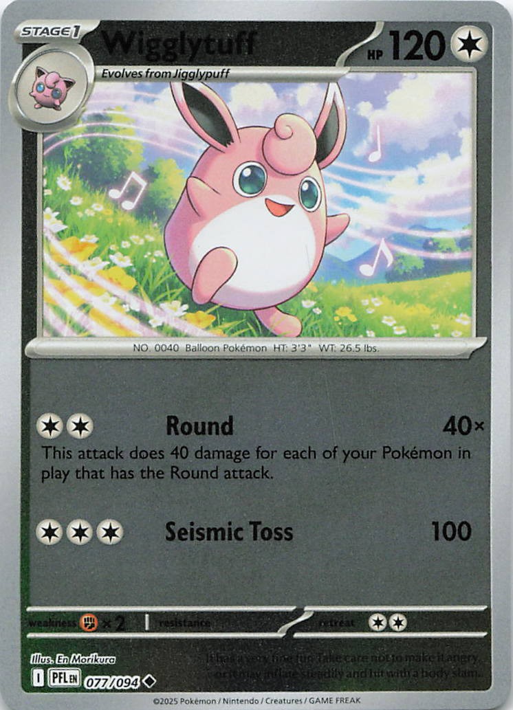 Wigglytuff - Uncommon ME02: Phantasmal Flames 077/094 NM