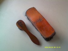 2 Vintage Horsehair Shoe Brushes - Empire Star