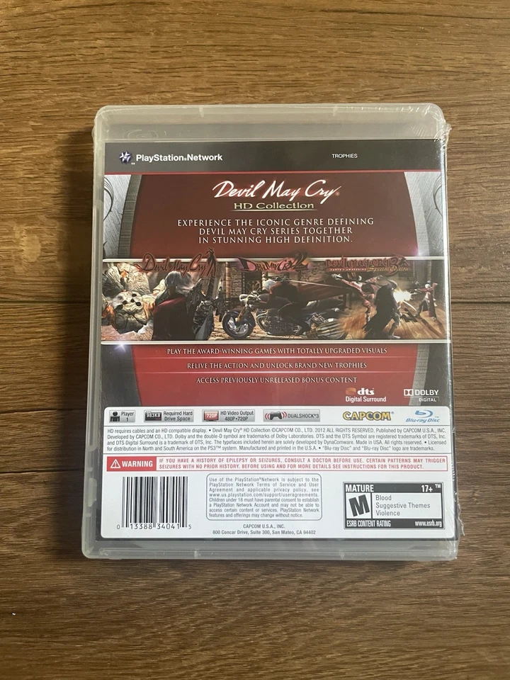 Devil May Cry HD Collection PS3 NEW SEALED Sony PlayStation 3 DMC 1+2+3 🎮 - Image 2 of 4