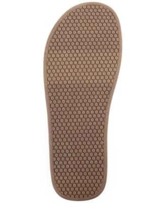CLUBROOM Mens Coral Printed Padded Riley Round Toe Slip On Flip Flop Sandal 11 M - Picture 3 of 11