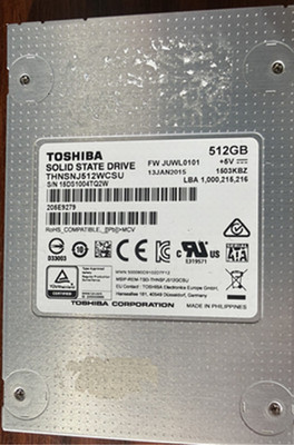 Toshiba SSD 512GB 512 GB Solid State Drive Industrial Temperature Version