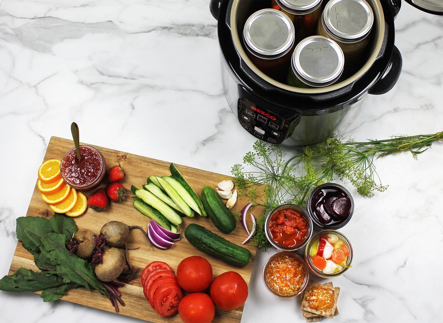 9.5 Qt Electric Pressure Canner & Cooker–Digital Canning Pot, 1000 W