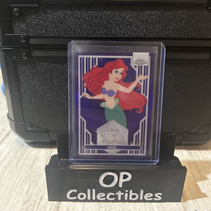 2023 Topps Chrome Disney 100 Ariel Little Mermaid Purple Refractor #/299