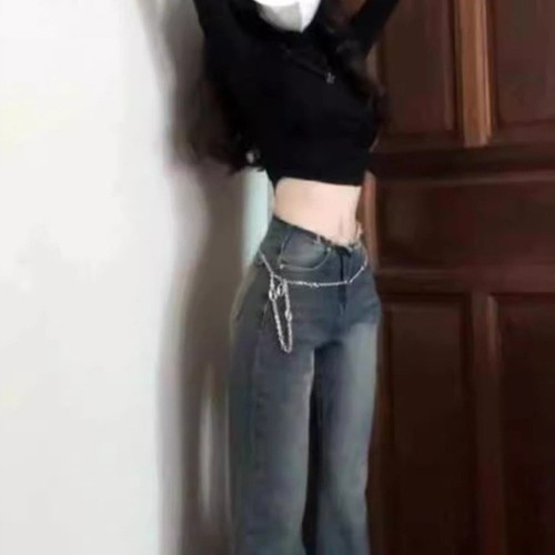 Long Sleeve Womens Basic Crop Tops Featuring a Stylish Half Turtleneck - Picture 6 of 32