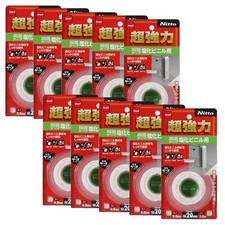 Super Strong Double-Sided Tape for PVC, 20mm x 1.5m, T4581, 10 Rolls