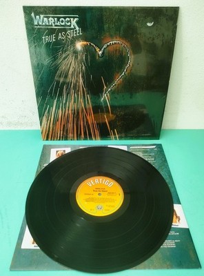 WARLOCK - True As Steel - 1LP Vertigo Rec. 86 Ger Near Mint