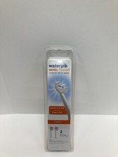 Waterpik Sonic-fusion Replacement Flossing Brush Heads Compact White 2 Heads