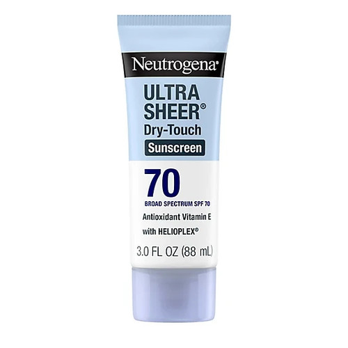 Neutrogena Ultra Sheer Dry-Touch SPF 70 Sunscreen Lotion 3oz (3 Pack) Exp 2028+ - Picture 2 of 6