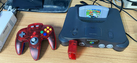 2.4G Wireless N64 Controller Remote Game Pad w/ Rumble Pak for Nintendo N64