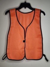 Safety Flag Co. Orange Mesh Safety Vest, M/L High Visibility Reflective Orange
