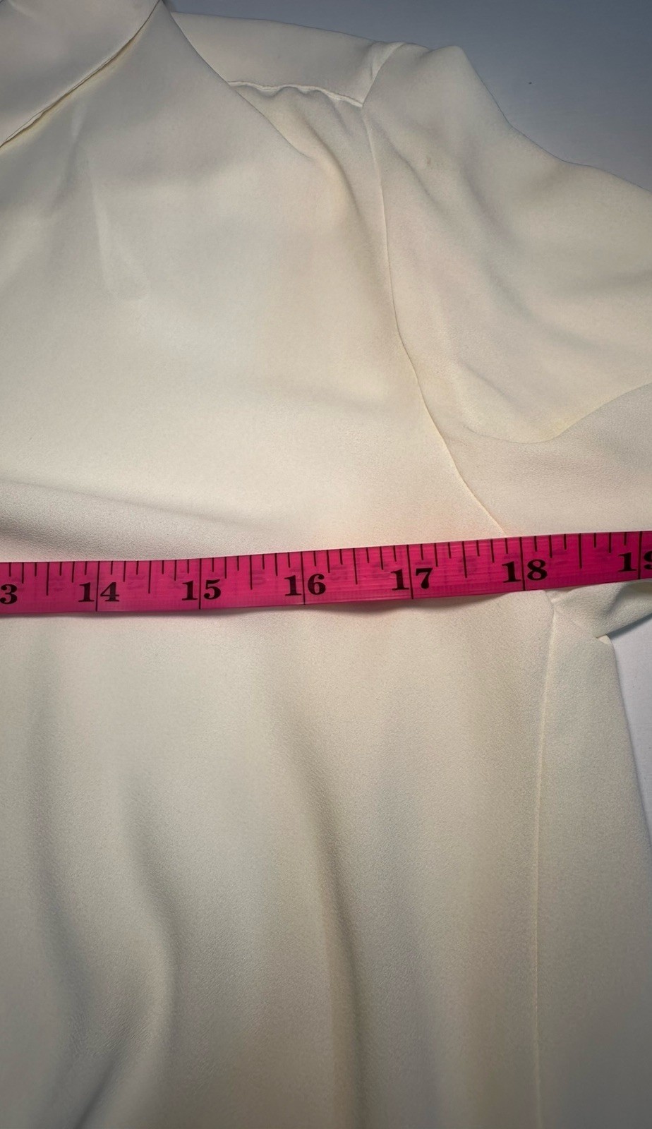 Zara Basic Collection Blouse Small Ivory Long Sle… - image 10