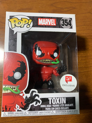 Funko Pop Marvel Toxin 354 walgreens exclusive Damaged Box