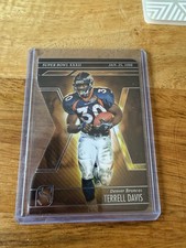 2025 Silhouette Football TERRELL DAVIS Super Bowl XXXII Die Cut #14 Broncos