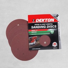 Dekton Hook & Loop Orbital Sanding Disks - Medium 80 Grit