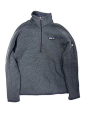 Patagonia Women's Small S Quarter-Zip Fleece Pullover Activewear Jacket Gray