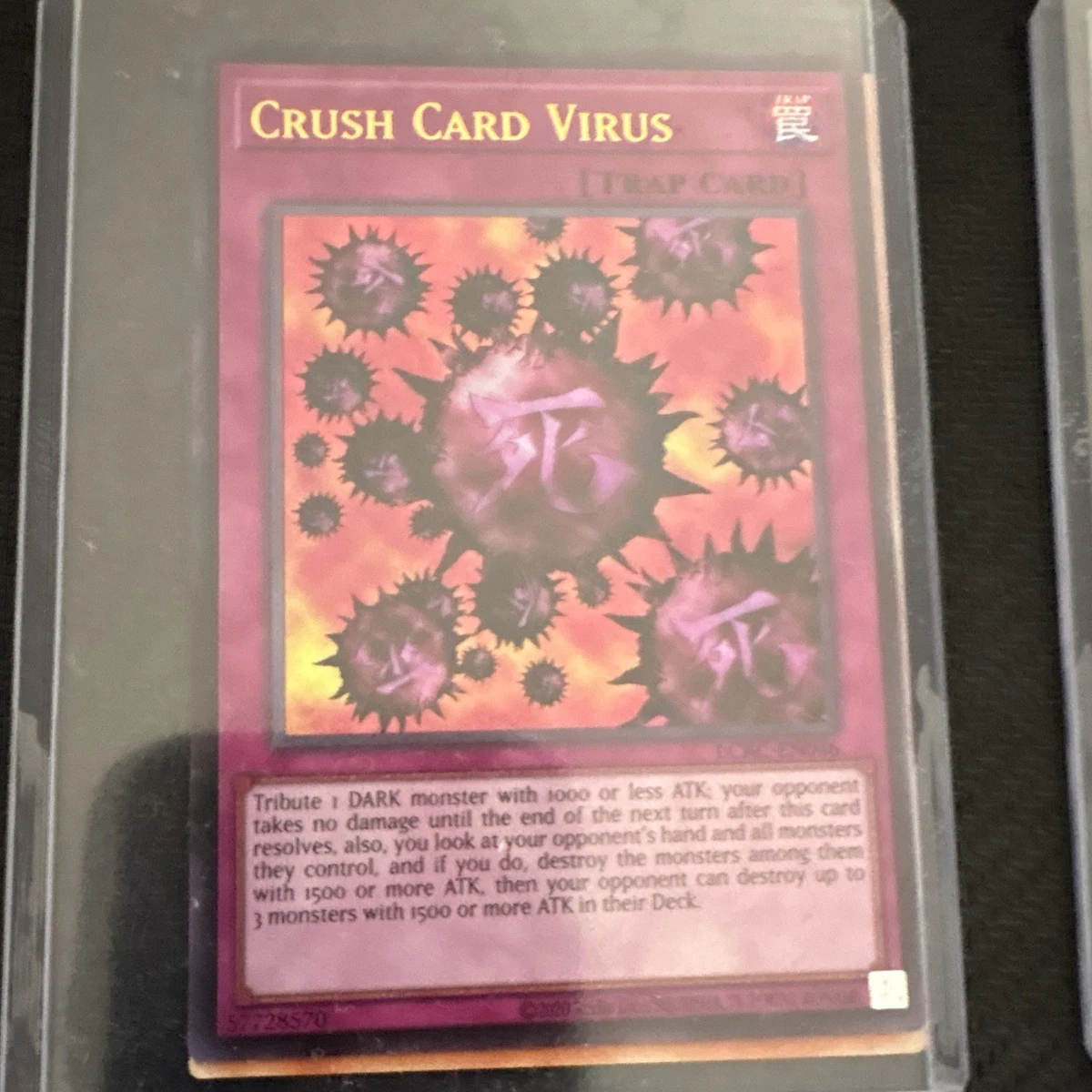 Crush Card Virus Yu-Gi-Oh! TCG Ultra Rare Individual Collectible