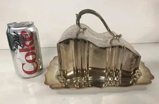 VICTORIAN SILVERPLATE CHEESE COVERED DISH