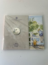 2020  ROYAL MINT WINNIE THE POOH - PIGLET - BUNC COLOURED 50p COIN PACK
