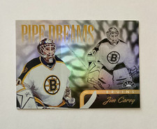 1997-98 Donruss Limited Pipe Dreams Jim Carey #10 /2500 Boston Bruins Holofoil.