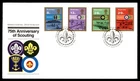 Mayfairstamps Guernsey FDC 1982 Scouts Combo 75 Yrs of Scouting First Day Cover