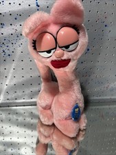 Vintage 1984 Arlene Plush Dakin Garfield Friends Pink Cat Toy 10"