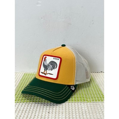 Goorin Bros The Farm The C0ck Trucker Hat Yellow Green Snapback 101-0378 NEW