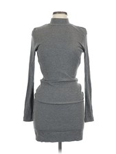 Nasty Gal Inc. Women Gray Casual Dress L