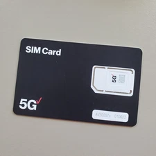 Verizon Triple Cut SIM Card 4G 5G Compatible for Prepaid Postpaid Devices