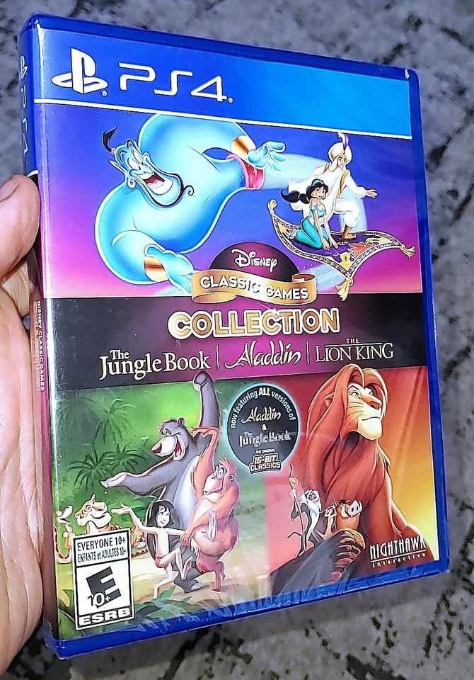 ✨ DISNEY Classic Games Collection PS4 🕌 Aladdin 🦁 Lion King 🦧 Jungle Book NEW - Image 3 of 4