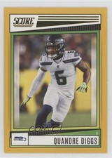 2022 Score Gold Quandre Diggs #177 12e2