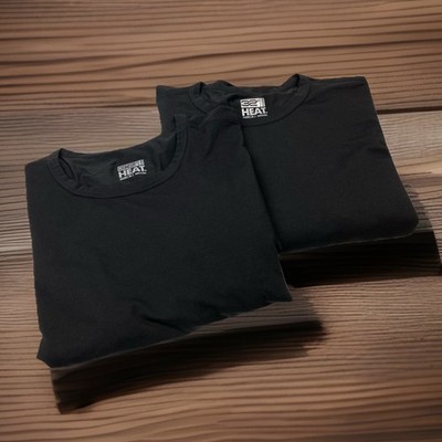Lot Of 2 32 Degree Heat Men s XL Extra Large Black Thin Lightweight T Shirt Pack