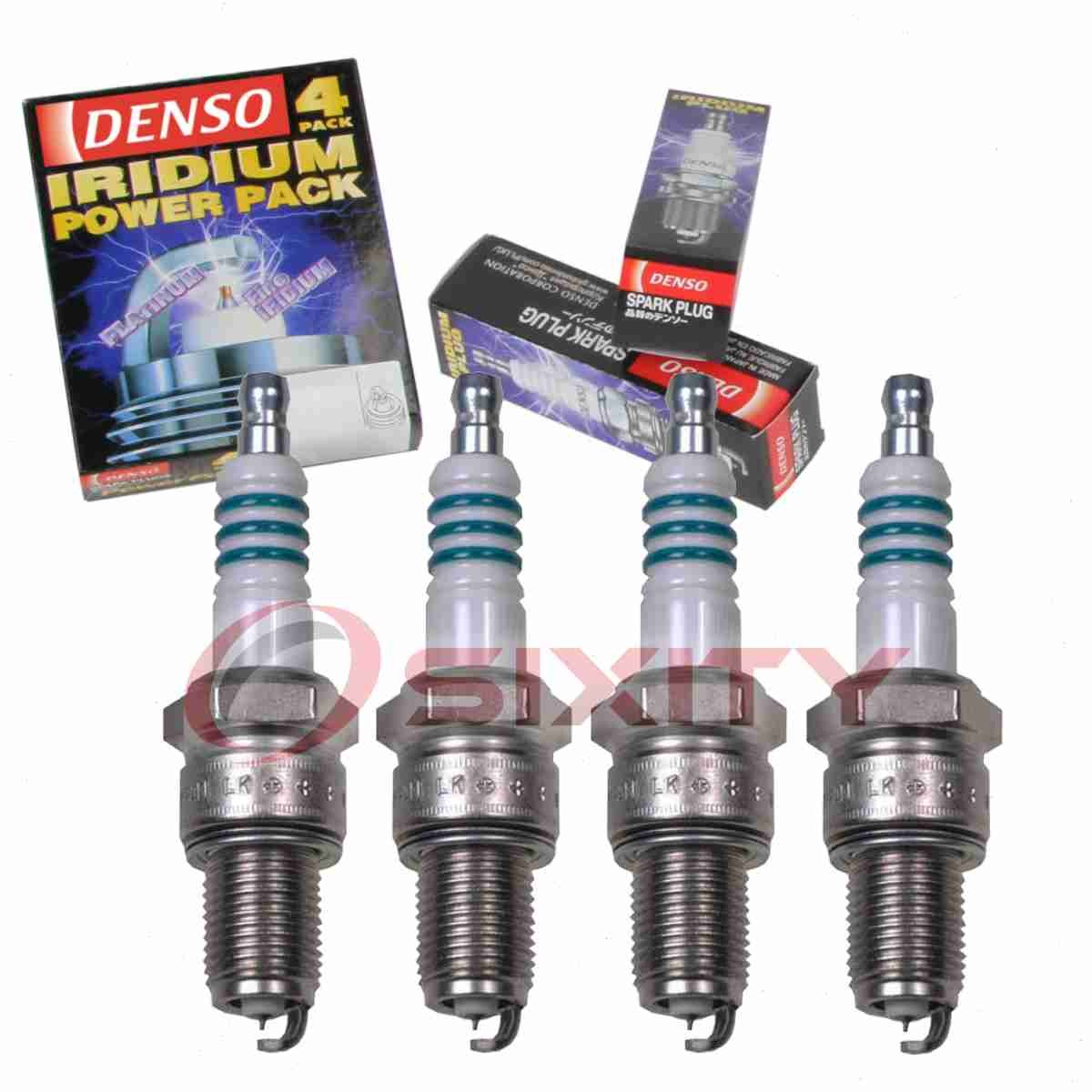 4 pc Denso Iridium Power Spark Plugs for 1983-1987 Dodge Charger 1.6L 2.2L em