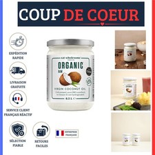 Eat Wholesome Huile de Coco Vierge Bio Crue Pressée à Froid 500 ml