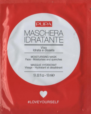 Pupa Feuchtigkeitsspendende Gesichtsmaske Durstmittel 18ml - Intensive Hautpflege