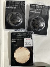 3 Lady Princess Self-Adhesive Lace Silicone Nipple Cover Concealers Reusable