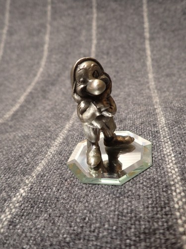 Snow White And The Seven Dwarfs Disney Korea Pewter Complete Set 1980's - Picture 13 of 14