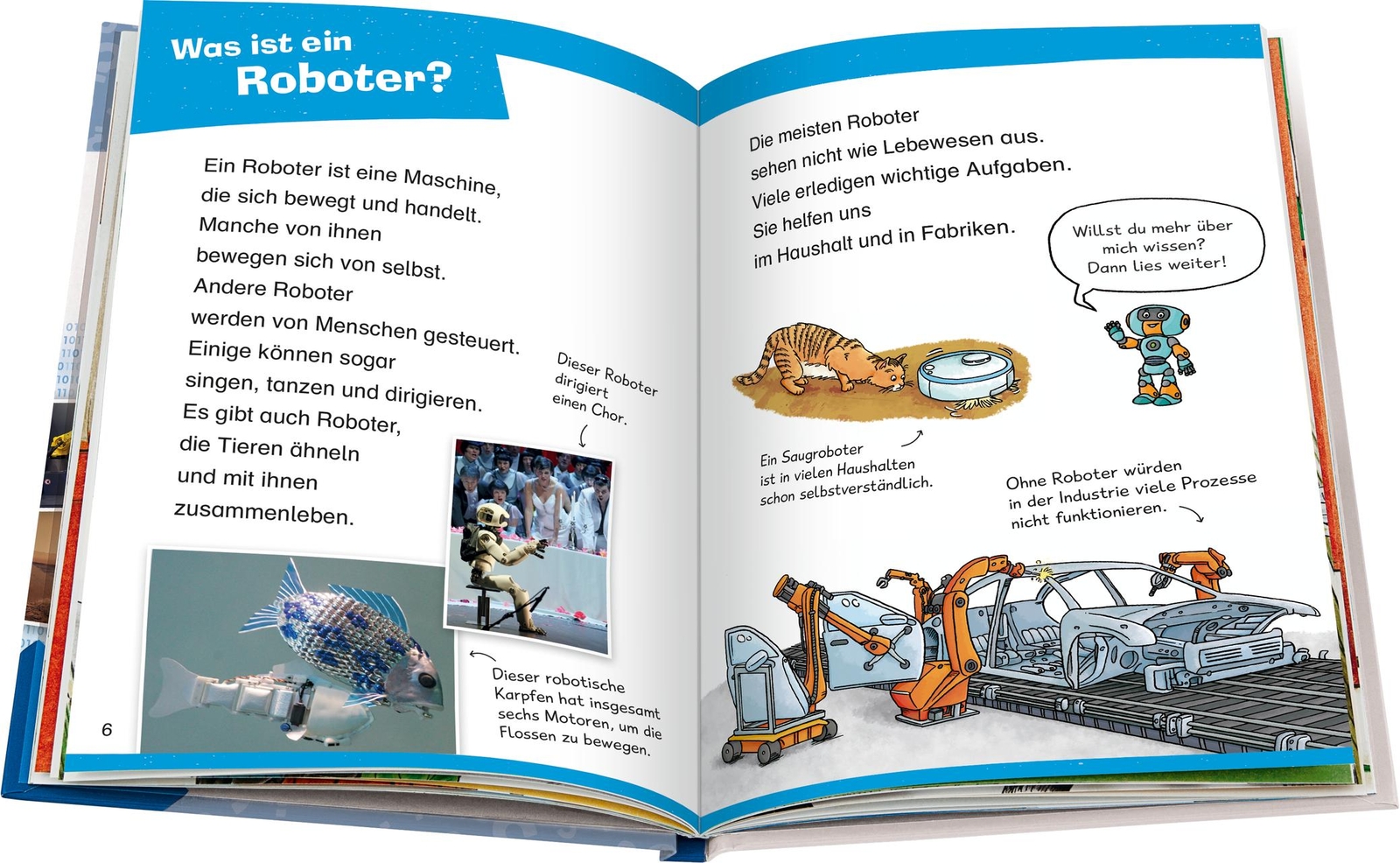 Thumbnail - Annette Neubauer Wieso? Weshalb? Warum? Erstleser, Band 14: Roboter