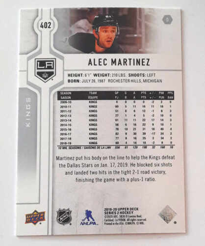 2019-20 Upper Deck Serie 2 #251 - #500 Du wählst aus - Bild 196 von 256