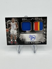 2020-21 Panini Black Rookie Memorabilia Autographs Gold Theo Maledon /25