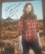Karen Gillan Signed 8x10 Photo Doctor Who Dr. Auto With COA #4