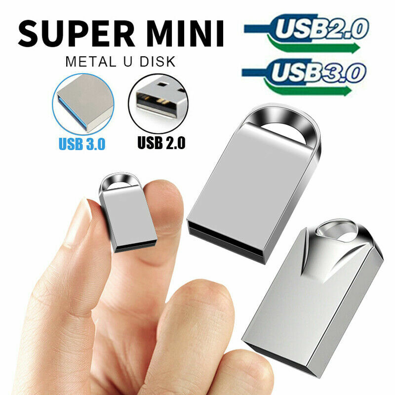 USB Stick 512GB Metall - Wasserdichter Speicherstick Mit Schlüsselanhänger USB 3.0