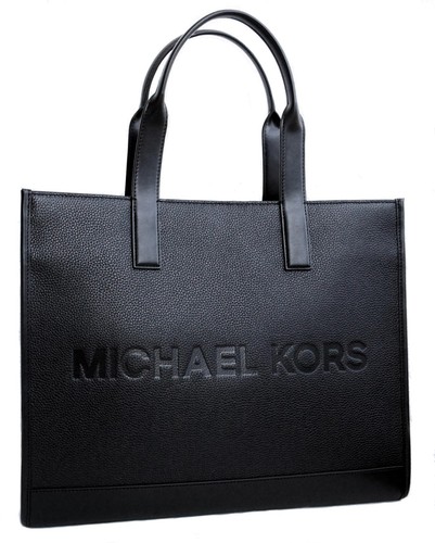 Sac Michael Kors sac bandoulière Cooper XL logo structuré cuir mort neuf - Photo 6 sur 15