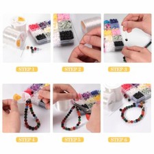 100M 0.6-1.2 Elastic Wire Stretch Polyester Thread Jewelry Bracelet String