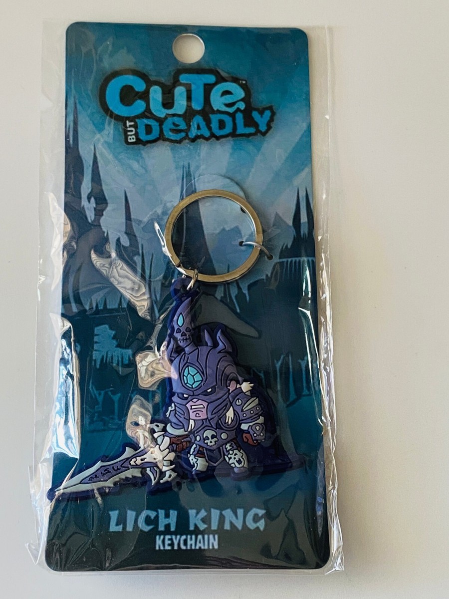 World of Warcraft Arthas Lich King Cute But Deadly PVC Keychain