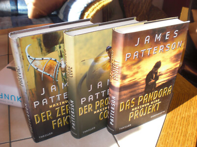 3x James Patterson  1-3 kpl. HC Maximum Ride