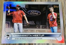 2022 Topps Series 1 Minnesota Meetup Rainbow Foil #122 Shohei Ohtani