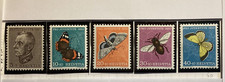 Timbres de Suisse N°502 à 506 Neuf 1950