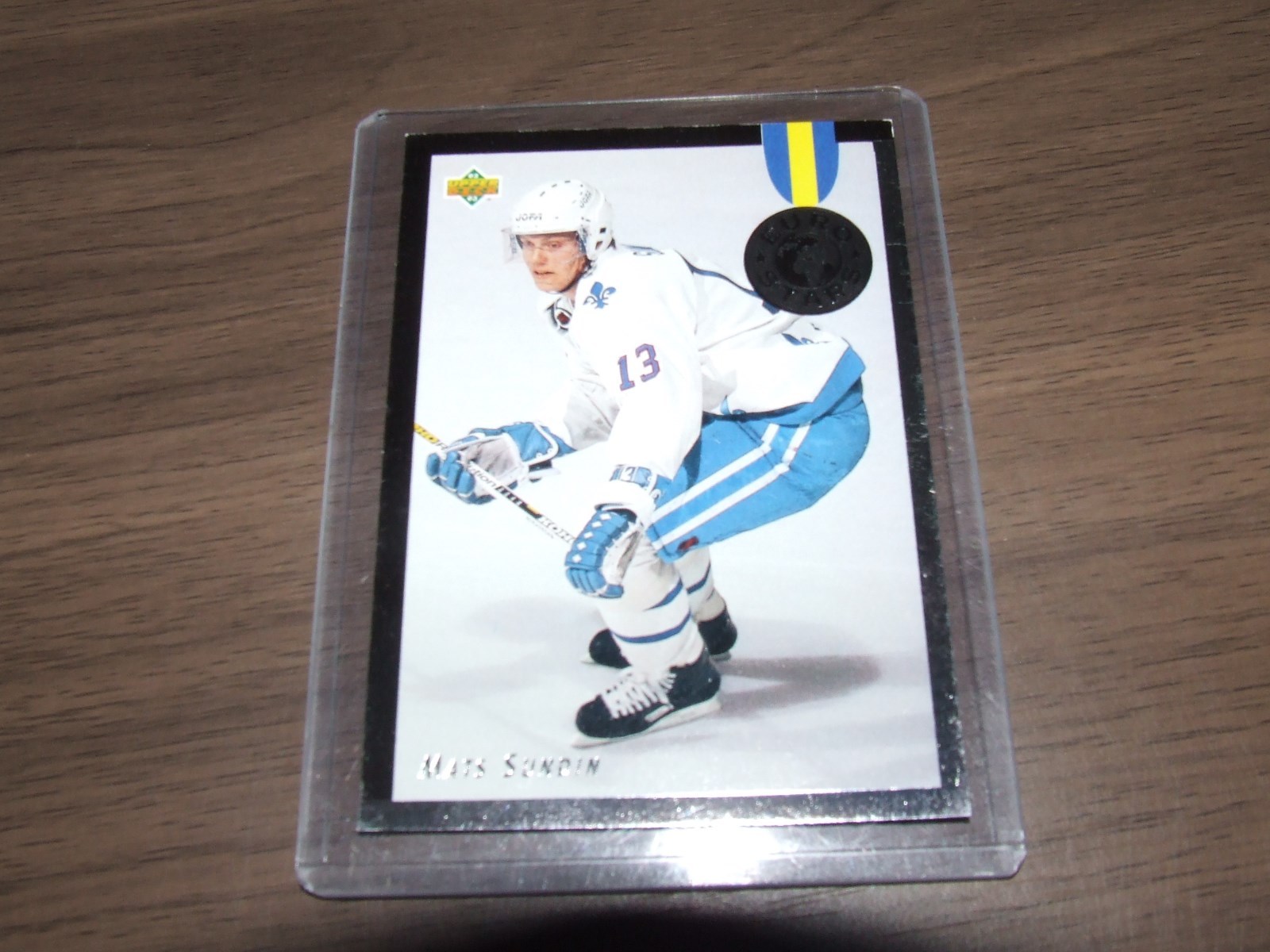 1992-93 Upper Deck Euro-Stars Mats Sundin #E18 